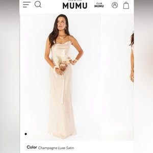 Show Me Your Mimi Tuscany Maxi Slip Dress size small